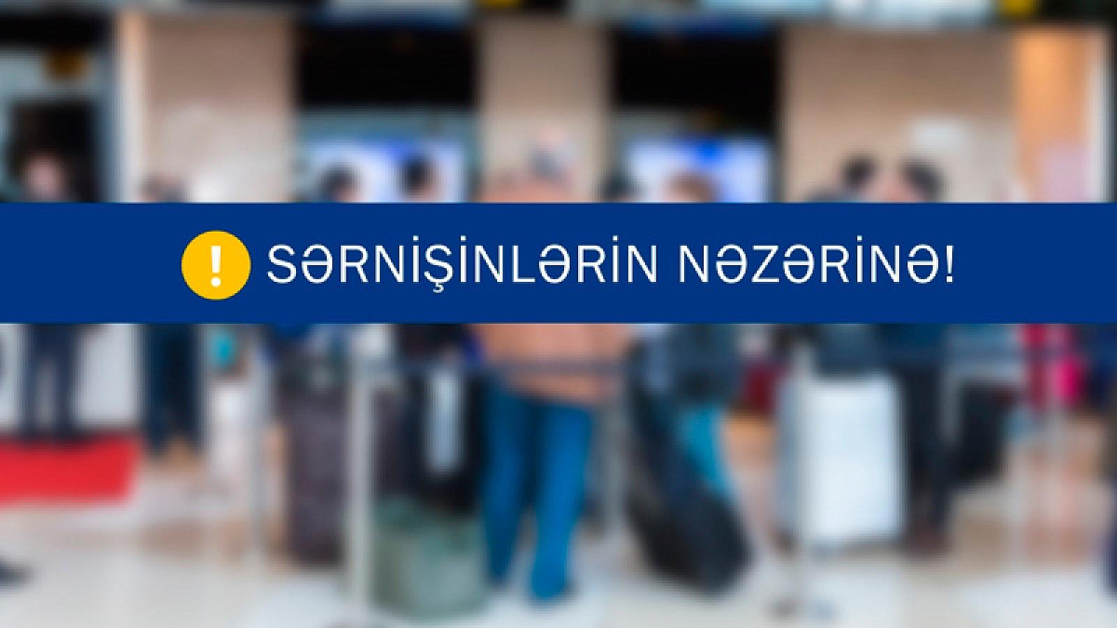 AZAL Bakı-Moskva reyslərinin sərnişinlərinə müraciət edib